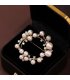 XSB164 - Elegant Pearl Wreath Saree Brooch